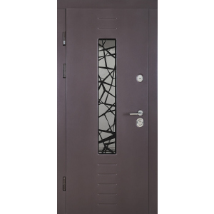 Вхідні двері зі склом модель Armada Glass комплектація Classic Abwehr Steel Doors Expert (454) надійний