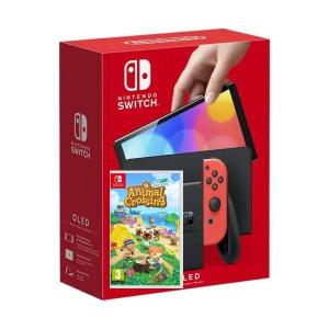 Nintendo Switch (OLED model) Neon Blue-Red + Гра Гра Animal Crossing: New Horizons (російська версія) в Миколаєві