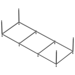 Каркас для ванни AM.PM Spirit 180х80 (W72A-180-080W-R2) краща модель в Миколаєві