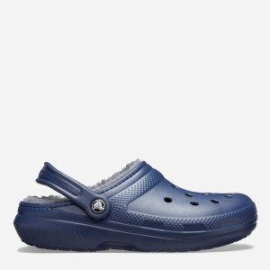 Кроксы Crocs Classic Lined Clog 203591-459 41 (M8/W10) 25.5 см Navy / Charcoal (887350811629) надежный