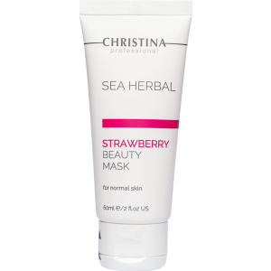 Полунична маска краси Christina Sea Herbal Beauty Mask Strawberry 60 мл (7290100360569) ТОП в Миколаєві