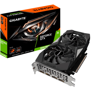 Відеокарта Gigabyte GeForce GTX 1660 SUPER OC 6G (GV-N166SOC-6GD) ТОП в Миколаєві