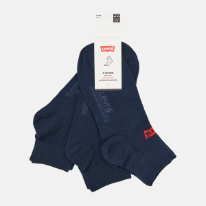 Набор носков Levi's 903051001-321 35-38 3 пары Navy (8720245101110) ТОП в Николаеве