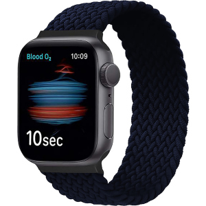 Ремешок Promate Fusion-40L для Apple Watch 38-40 мм 1/2/3/4/5/6/7/SE Charcoal (fusion-40l.charcoal) в Николаеве