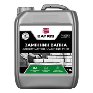 Пластифікатор Замінник вапна для штукатурних робіт Bayris 10 л