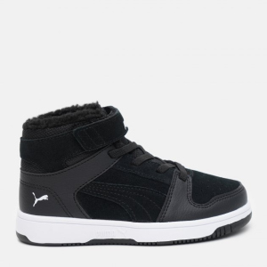 Черевики дитячі Puma Pm Rebound Layup Fur SD V PS 37049801 27.5 (9.5) Puma Black-Puma White (4060981160304) в Миколаєві