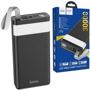 Павербанк Hoco 30000mAh 2xUSB/Type-C/Lightning, 2A black рейтинг