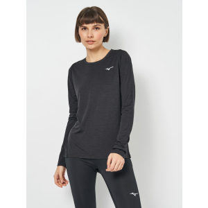 Спортивный лонгслив Mizuno Impulse Core LS Tee J2GA772209 L Черный (5054698297667) ТОП в Николаеве