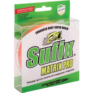 Шнур Sufix Matrix Pro 135 м 0.18 мм 13.5 кг PE1 30 LB Orange (DS1WT0204gFB1P) ТОП в Николаеве