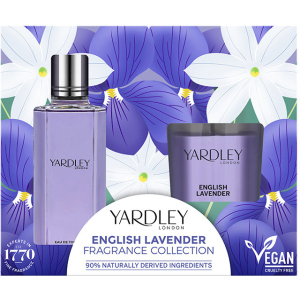 Набір Yardley Туалетна вода Yardley English Lavender 50 мл + Ароматизована свічка 120 г (5056179303683) в Миколаєві