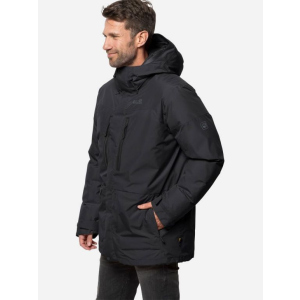 Пуховик Jack Wolfskin North Ice Parka M 1111681-6000 XL Черный (4060477270234) лучшая модель в Николаеве