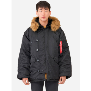 Парку Alpha Industries MJN31000C1 N-3B Parka S Black (640631439611) краща модель в Миколаєві