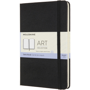 Скетчбук Moleskine Art 11.5 х 18 см 104 сторінки без лінівки Чорний (8053853603098) ТОП в Миколаєві