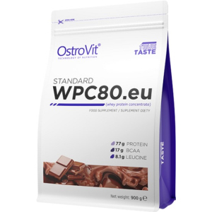 Протеин OstroVit Standard WPC80.eu 900 г Шоколад (5902232610550) в Николаеве