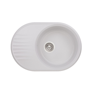 Кухонная мойка Qtap CS 7451 White (QT7451WHI650) ТОП в Николаеве