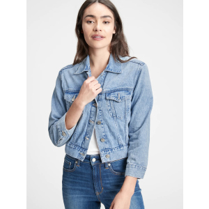 Джинсовая куртка GAP 368059847 XXL Голубая (1159758665) ТОП в Николаеве