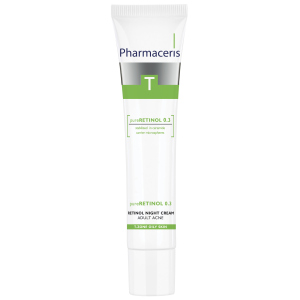 Нічний крем із ретинолом Pharmaceris T Pure Retinol 0.3% 40 мл (5900717140073) ТОП в Миколаєві