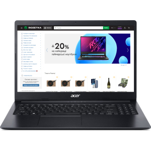 Ноутбук Acer Aspire 3 A315-34-P1VK (NX.HE3EU.05D) Charcoal Black краща модель в Миколаєві