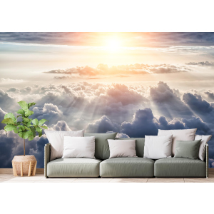 Паперові шпалери Walldeco Небо, хмари та сонце 475x300 Гладь