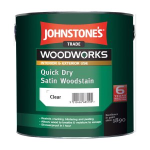 Антисептик, що швидко висихає, Johnstone's Quick Dry Satin Woodstain 0,75 л в Миколаєві