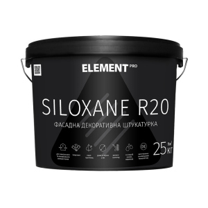 Фасадна штукатурка ELEMENT PRO SILOXANE R20 25 кг Біла ТОП в Миколаєві