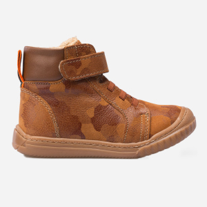 Ботинки кожаные VUVU KIDS Camel Camouflage 880 25 (8) (7.5) Коричневый/Камуфляж (8380000188025) надежный