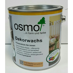 Цветное масло OSMO DEKORWACHS Transparente töne 3102 – (бук дымчатый) 0.125 л.