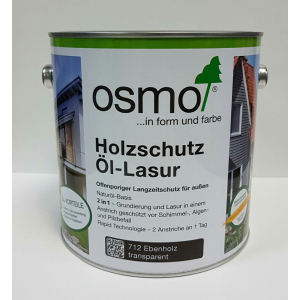 Защитное масло – лазурь OSMO HOLZSCHUTZ ÖL-LASUR 712 (венге) 0.125 л.