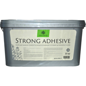 Клей для важких шпалер Kolorit Strong Adhesive 10 кг Білий (IG6546546867) ТОП в Миколаєві