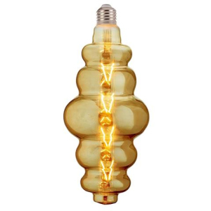 Лампа винтажная светодиодная филаментная (ретро) Horoz Electric Filament led ORIGAMI-XL 8W E27 2200K Янтар в Николаеве