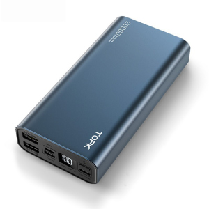 Внешний аккумулятор Power Bank Topk 20000mAh I2006P 20W QC+PD Blue в Николаеве