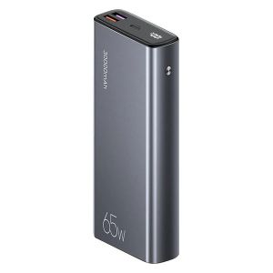 Зовнішній портативний акумулятор Power Bank USAMS Digital Display Fast Charging US-CD165 PB59 30000mAh 2USB/1Type-C, 65W/3A, PD/QC| зі швидкою зарядкою (US-CD165)