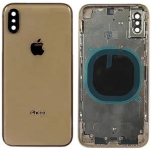 Кришка задня iPhone XS Max із рамкою Gold Copy ТОП в Миколаєві