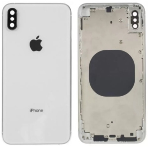 Кришка задня iPhone XS із рамкою Silver Copy ТОП в Миколаєві