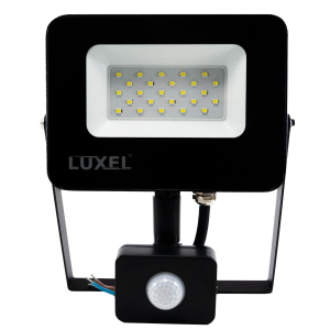 Прожектор LED 20W з датчиком руху Luxel (LPES-20C) ТОП в Миколаєві