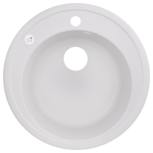 Кухонна мийка Lidz D510/200 WHI-01 (LIDZWHI01D510200) ТОП в Миколаєві