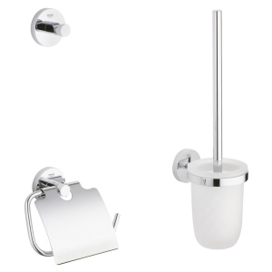 Набір аксесуарів 3 в 1 Grohe Essentials 40407001 краща модель в Миколаєві