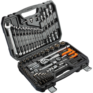 купити Набір інструментів NEO Tools 1/4", 1/2" CrV 77 шт. (08-915)