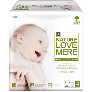 Підгузки NatureLoveMere Magic Soft Fit розмір L 22 шт (8809402093670) ТОП в Миколаєві