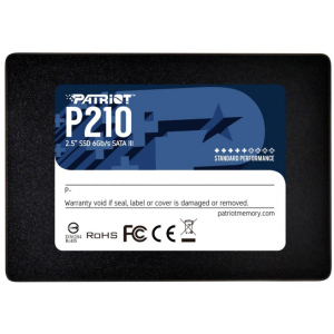 Patriot P210 128GB 2.5 " SATAIII TLC (P210S128G25) краща модель в Миколаєві