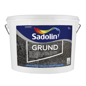 Грунт дисперсионный SADOLIN GRUND для впитывающих поверхностей белый (база ВW) 5л в Николаеве