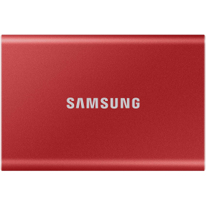 Samsung Portable SSD T7 500GB USB 3.2 Type-C (MU-PC500R/WW) зовнішній червоний ТОП в Миколаєві