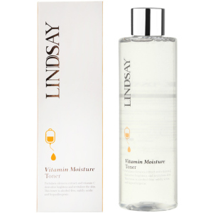 Зволожуючий тонік для зняття макіяжу Lindsay Vitamin Moisture Toner 250 мл (8809371144533) ТОП в Миколаєві