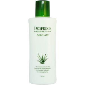 Заспокійлива емульсія від зморшок Deoproce Hydro Soothing Aloe Vera Emulsion з Алоє Віра Гіалуроновою кислотою та рослинними екстрактами 380 мл (demhsav380) (8809410032272) рейтинг