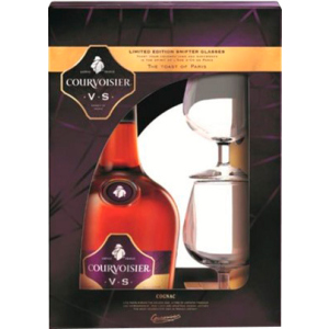 Коньяк Courvoisier VS 0.7 л 40% + 2 келихи (5010696004379) в Миколаєві