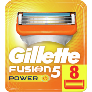 Змінні картриджі для гоління (леза) чоловічі Gillette Fusion5 Power 8 шт (7702018877621) ТОП в Миколаєві