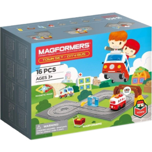 Магнітний конструктор Magformers Міський автобус 16 деталей (717010) (730658170106) в Миколаєві