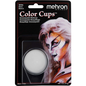 купити Кремовий грим Mehron Color Cups White 12 г (CCC-W) (764294502014)