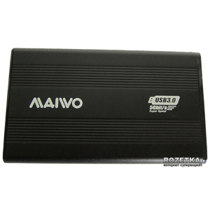 Зовнішній карман Maiwo для HDD 2.5" SATA USB 3.0 Black (K2501A-U3S)