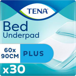 Одноразовые пеленки впитывающие Tena Bed Plus 60x90 см 30 шт (7322540800760) ТОП в Николаеве